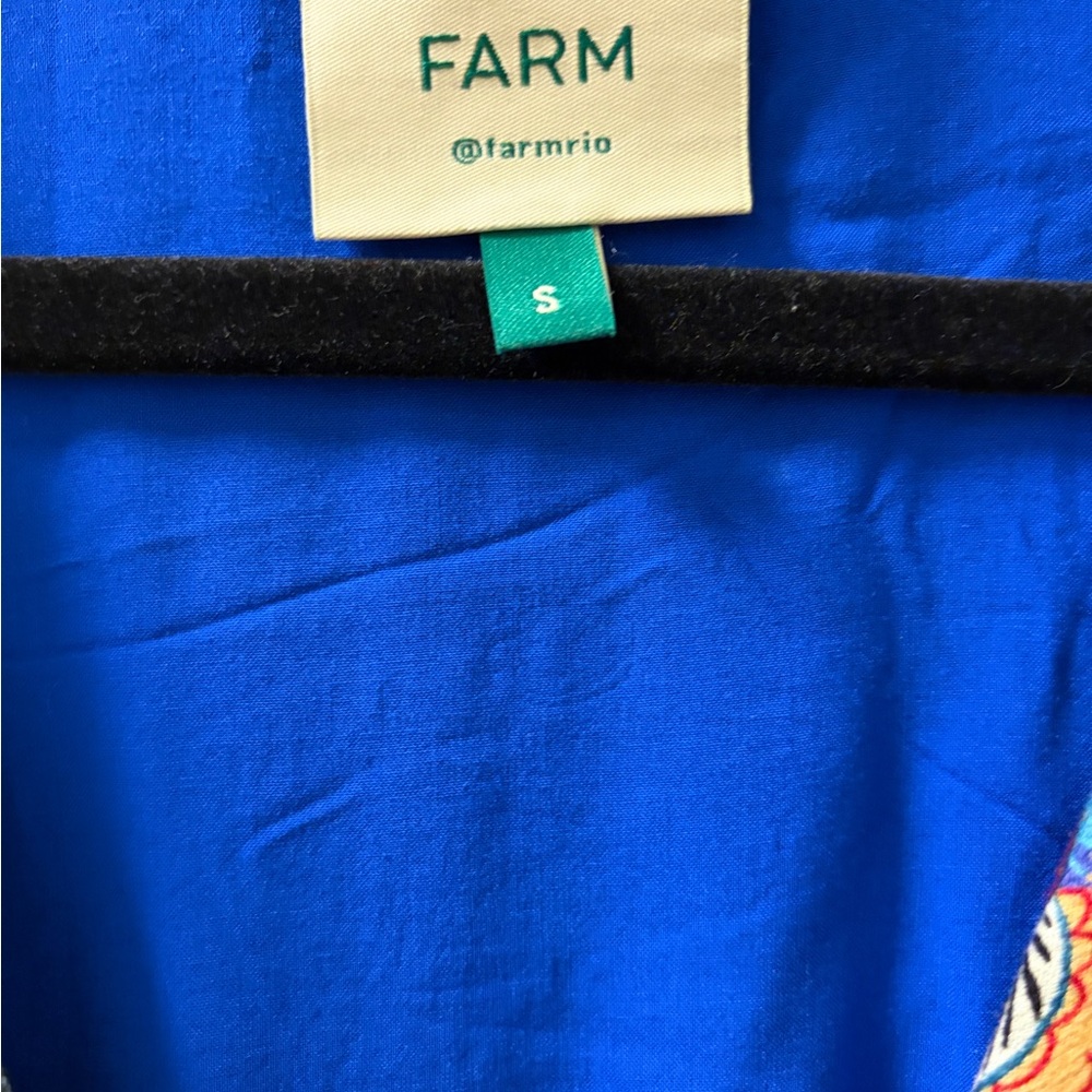 Sold! FARM Rio Blue Macaw Maxi Dress - Picture 6 of 6